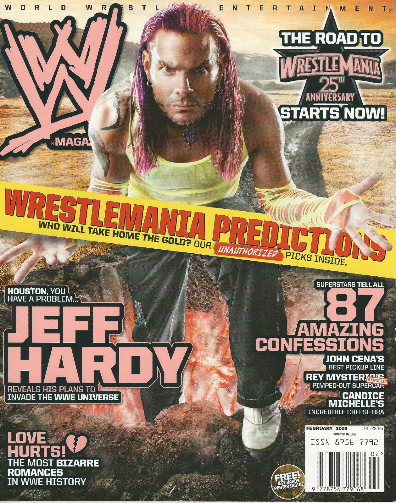 WWE Magazine February 2009 from The United Kingdom Magazine PWcatalog