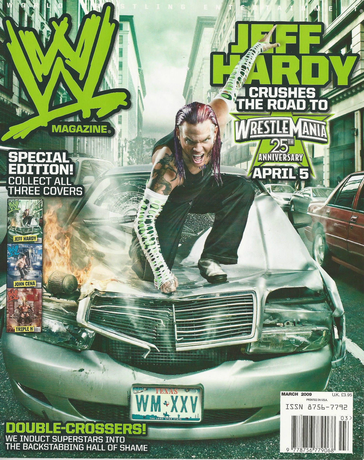 WWE Magazine March 2009 from The United Kingdom Jeff Hardy Magazine PWcatalog