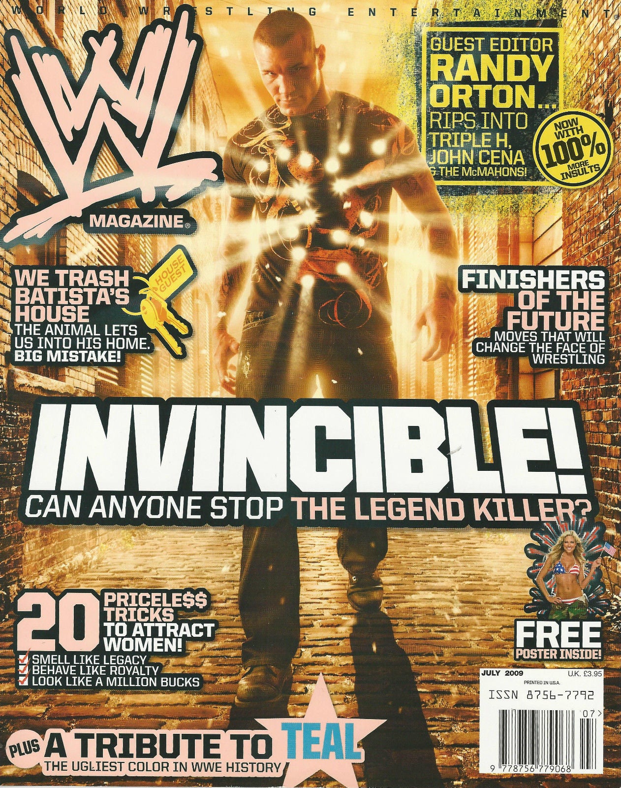 WWE Magazine July 2009 from The United Kingdom Magazine PWcatalog
