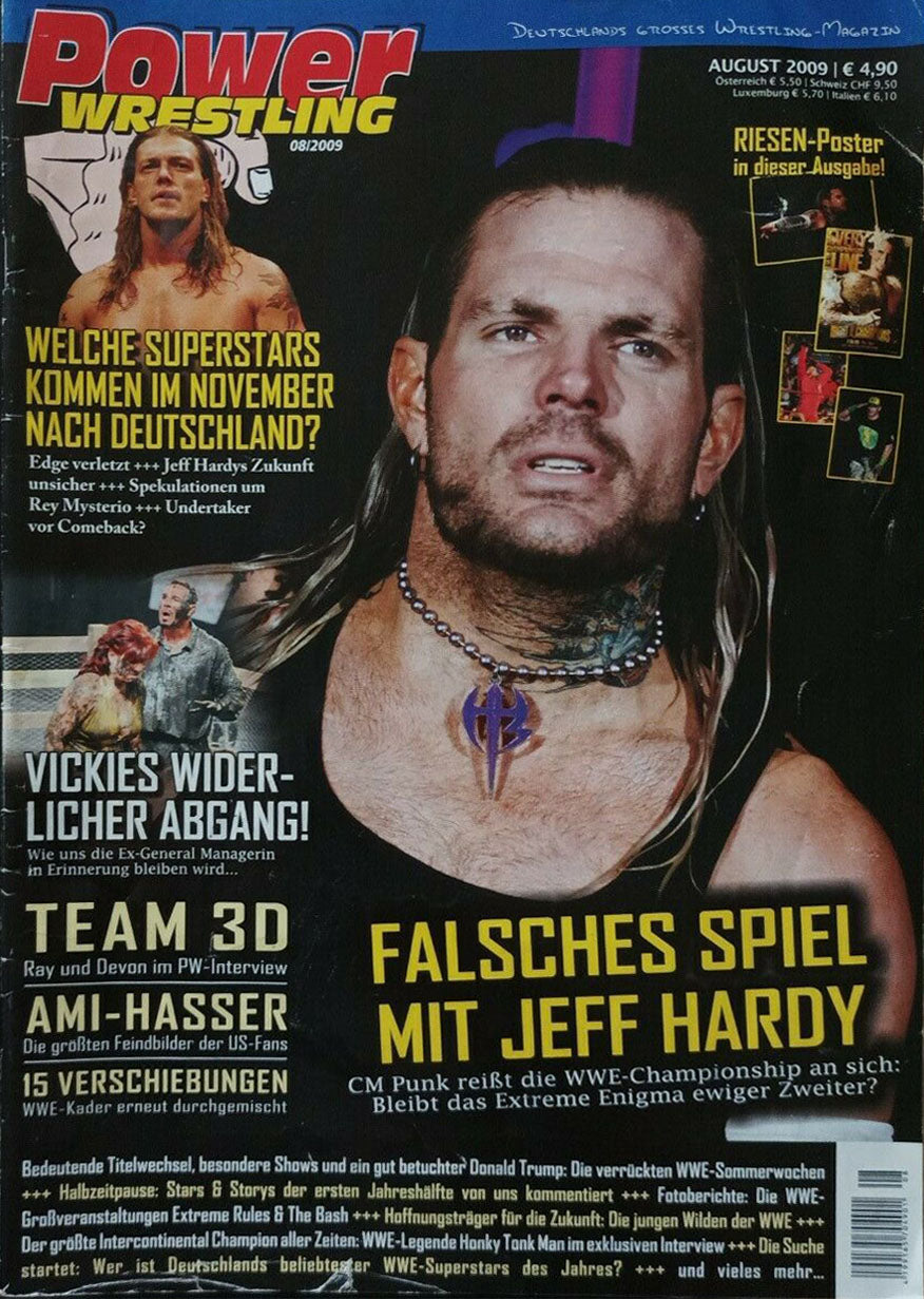 Power Wrestling Magazine August 2009 Magazine PWcatalog