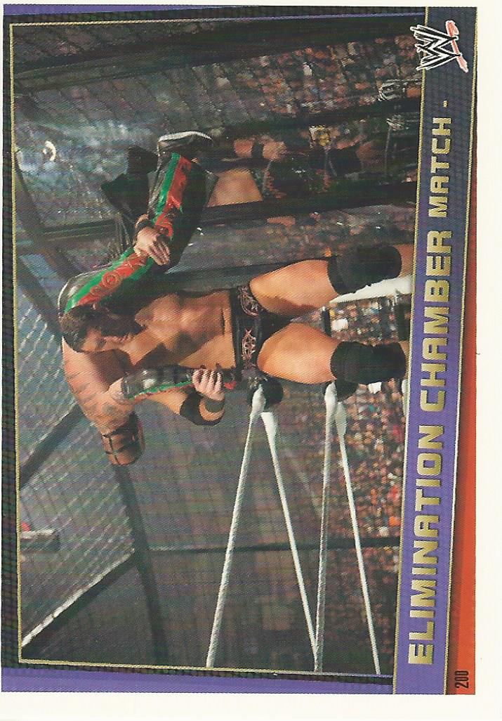 WWE Topps Slam Attax Rebellion 2012 Elimination Chamber Match #200