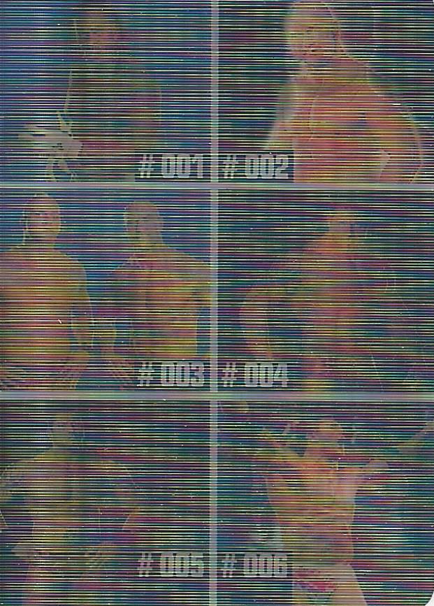 WWE Prominter Animotion 2005 Checklist #1 Booker T, Basham Brothers, Batista