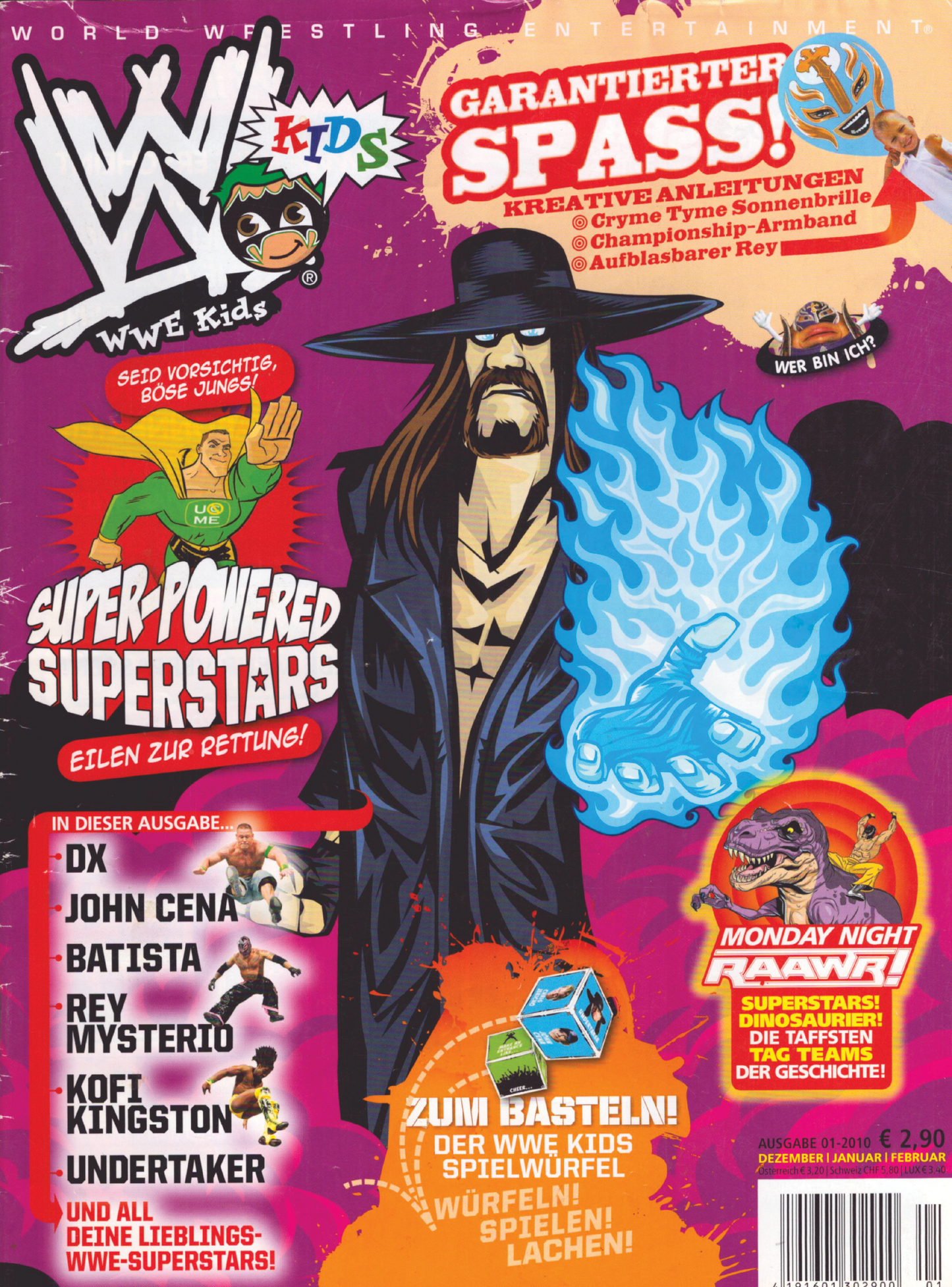 WWE Kids #3 December/January/February 2010 from Germany Magazine PWcatalog