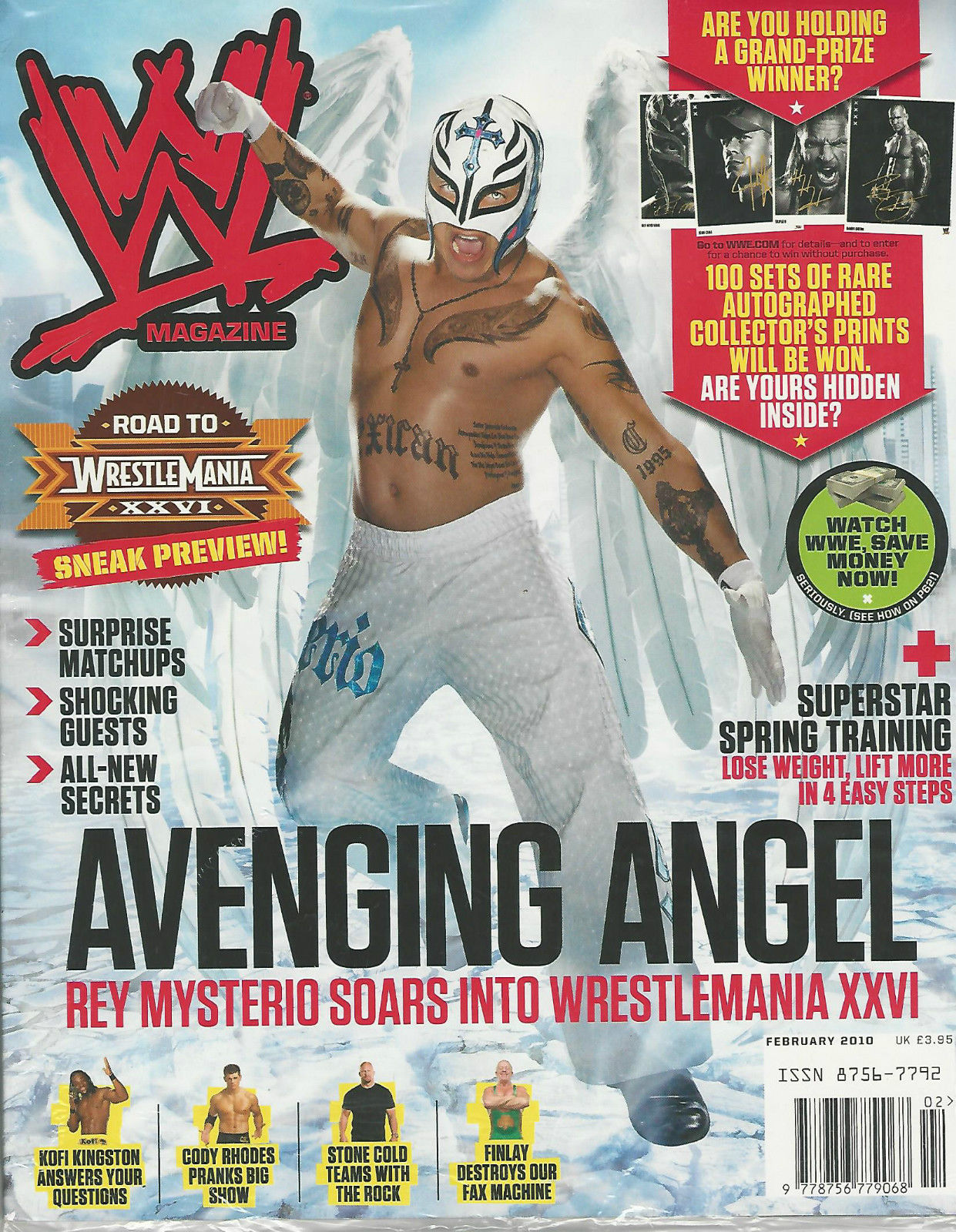 WWE Magazine February 2010 from The United Kingdom Magazine PWcatalog