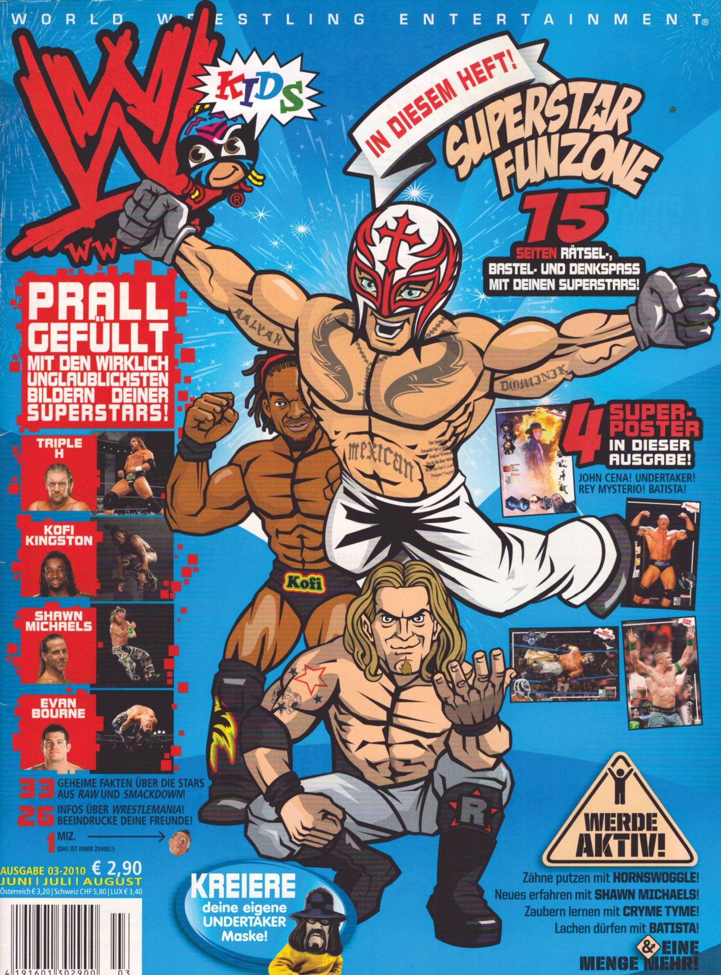 WWE Kids #5 June/July/August 2010 from Germany Magazine PWcatalog