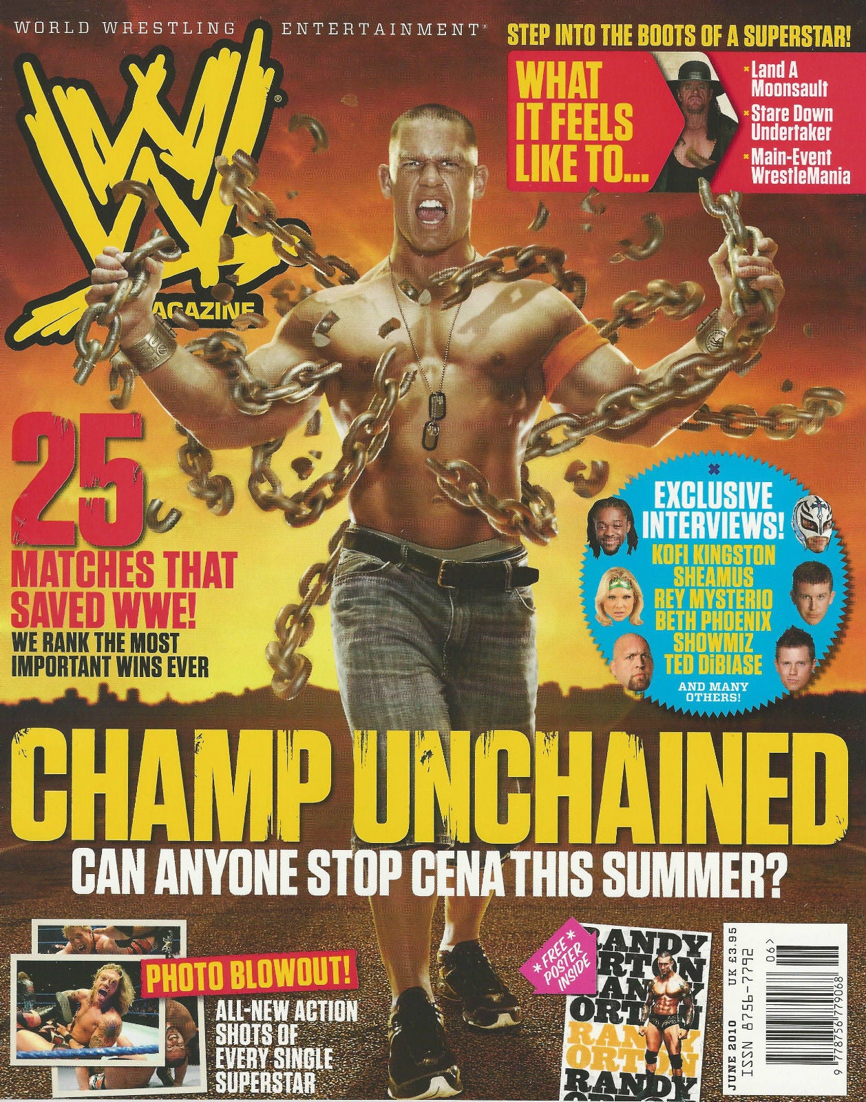 WWE Magazine June 2010 from The United Kingdom Magazine PWcatalog