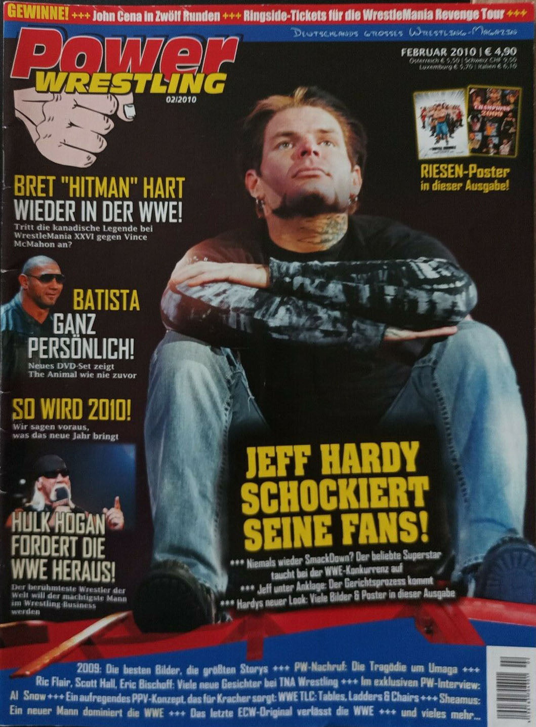 Power Wrestling Magazine February 2010 Magazine PWcatalog