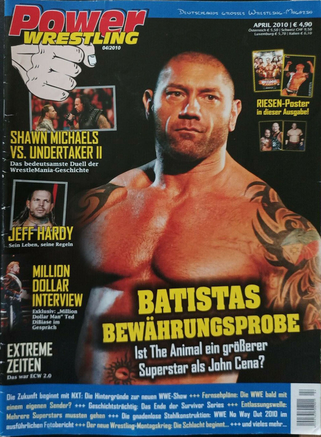 Power Wrestling Magazine April 2010 Magazine PWcatalog