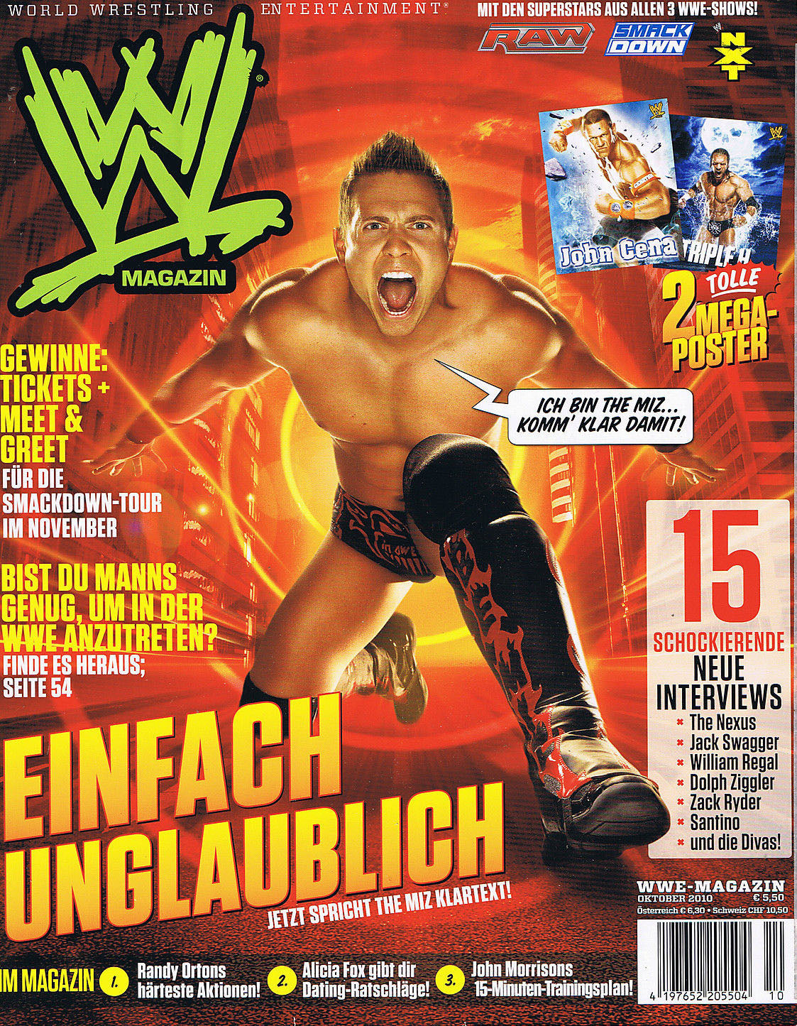WWE Magazine October 2010 from Germany Magazine PWcatalog
