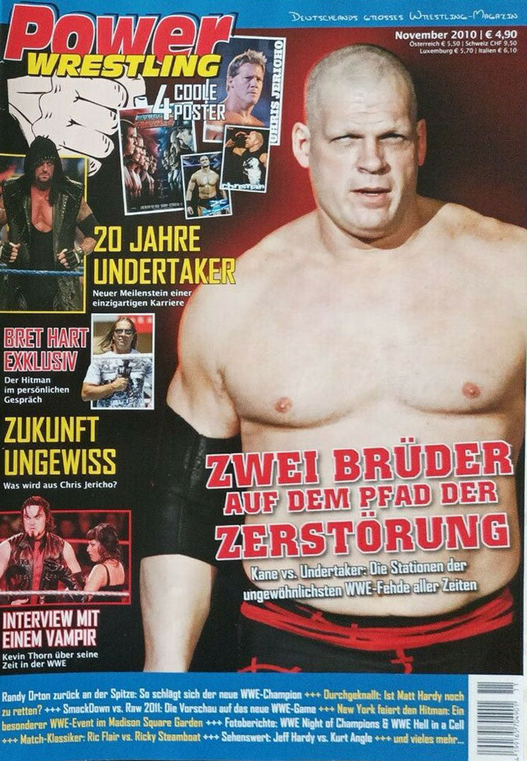 Power Wrestling Magazine November 2010 Magazine PWcatalog