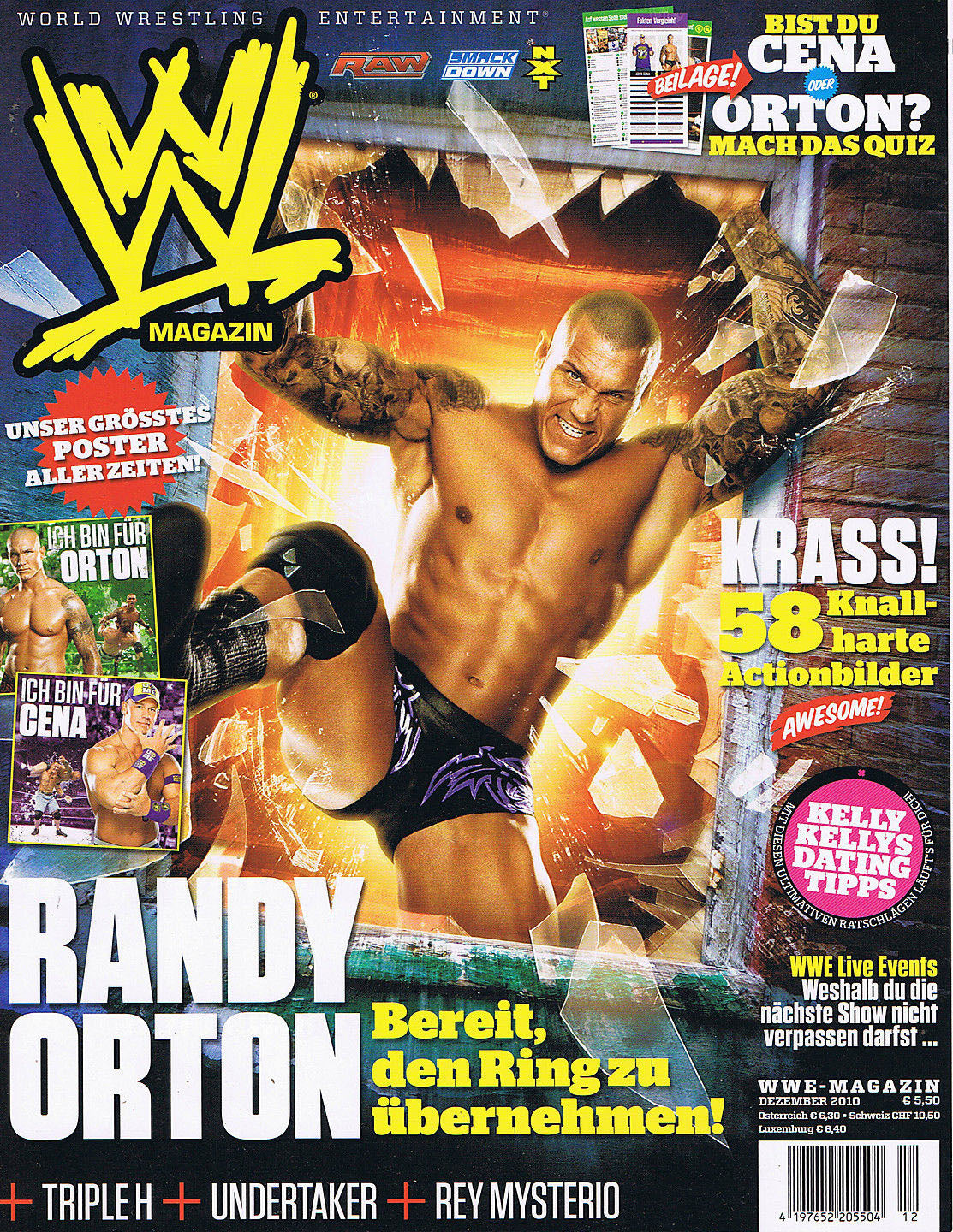 WWE Magazine December 2010 from Germany Magazine PWcatalog