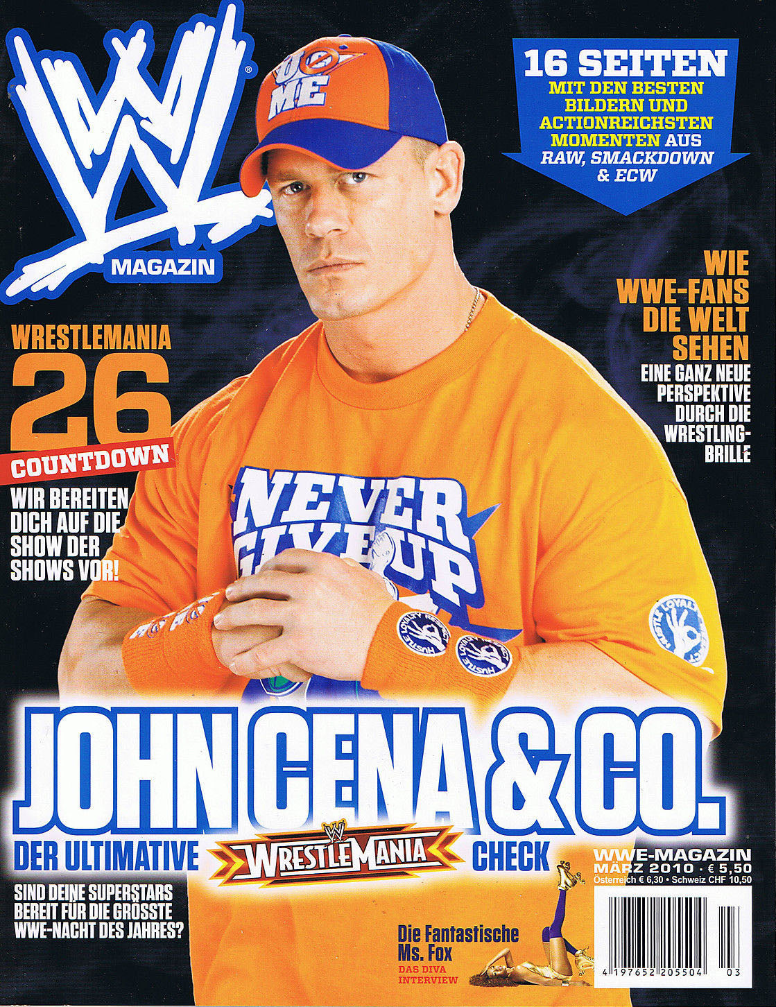 WWE Magazine March 2010 from Germany Magazine PWcatalog