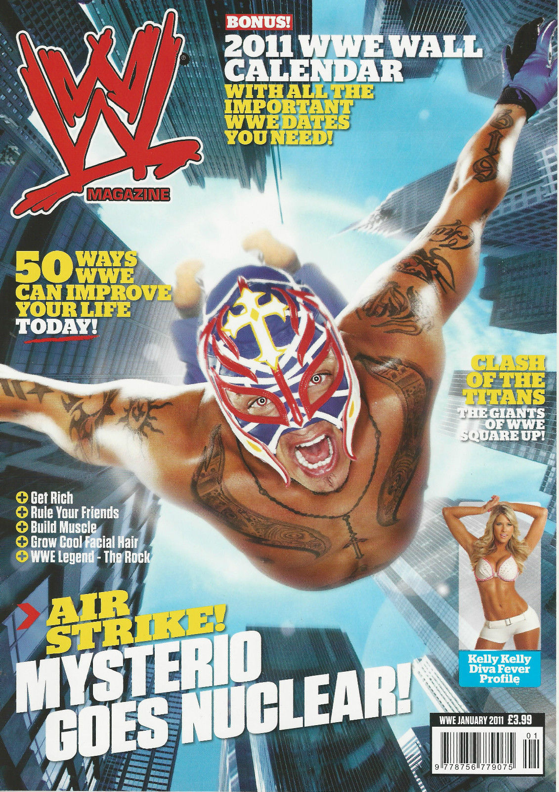 WWE Magazine January 2011 from The United Kingdom Magazine PWcatalog