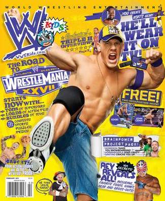 WWE Kids February 2011 Magazine PWcatalog