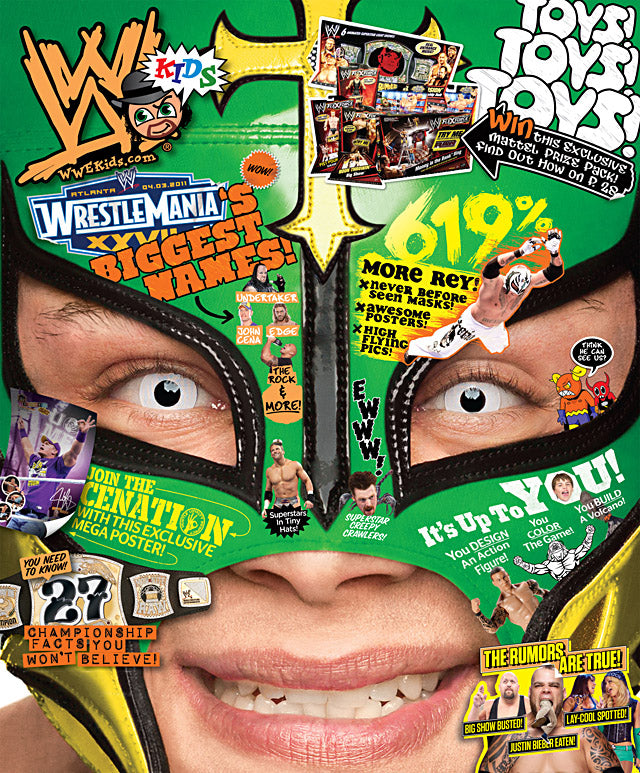 WWE Kids April 2011 Magazine PWcatalog