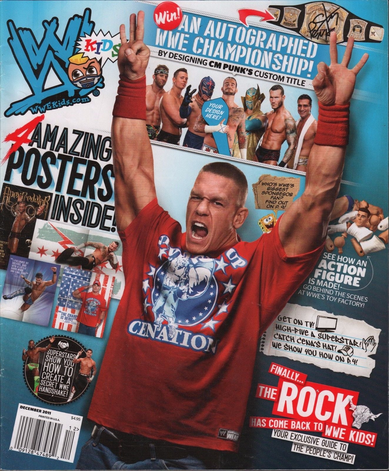 WWE Kids December 2011 Magazine PWcatalog