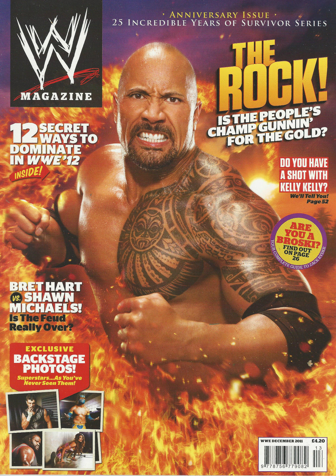 WWE Magazine December 2011 from The United Kingdom Magazine PWcatalog