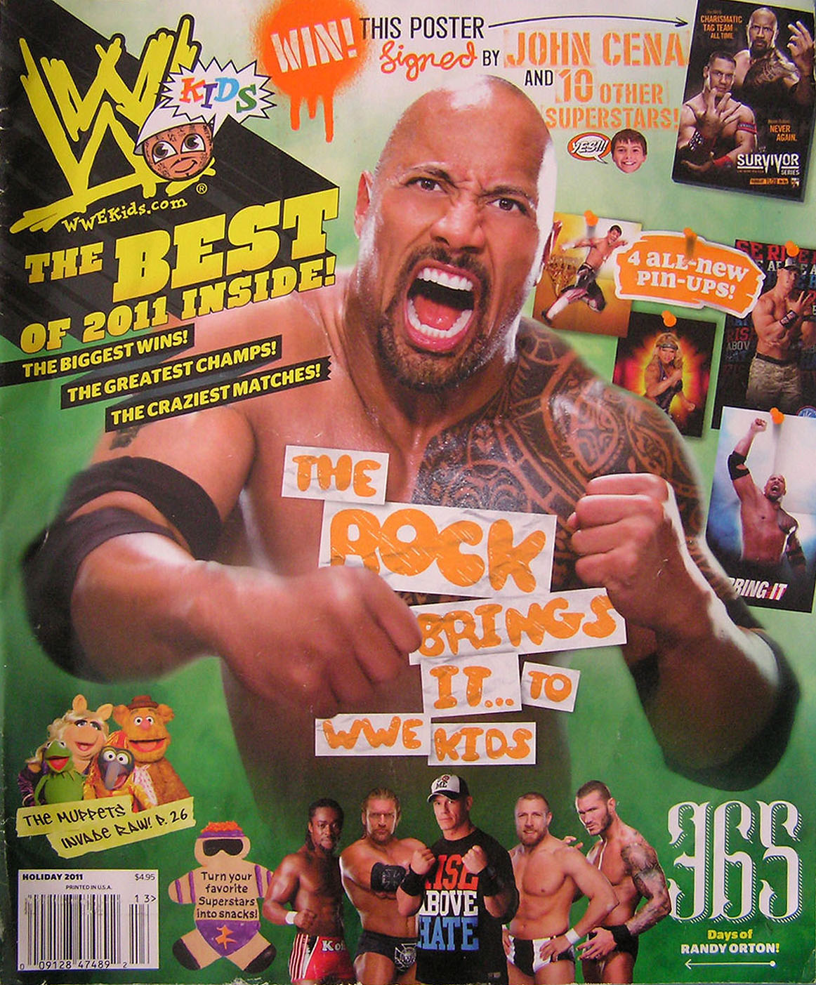 WWE Kids Holiday 2011 Magazine PWcatalog