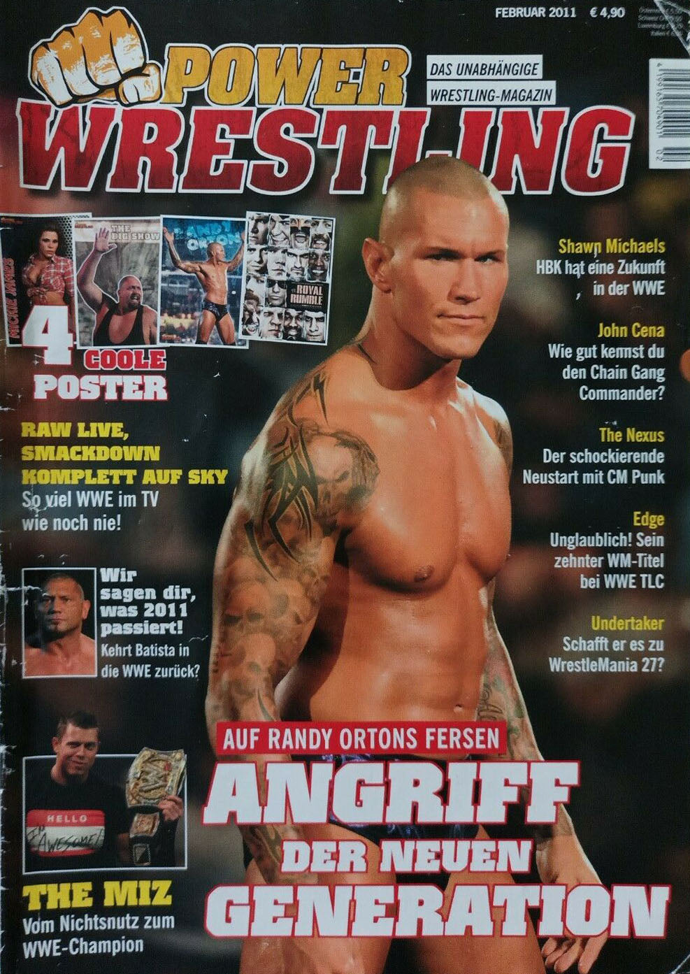 Power Wrestling Magazine February 2011 Magazine PWcatalog