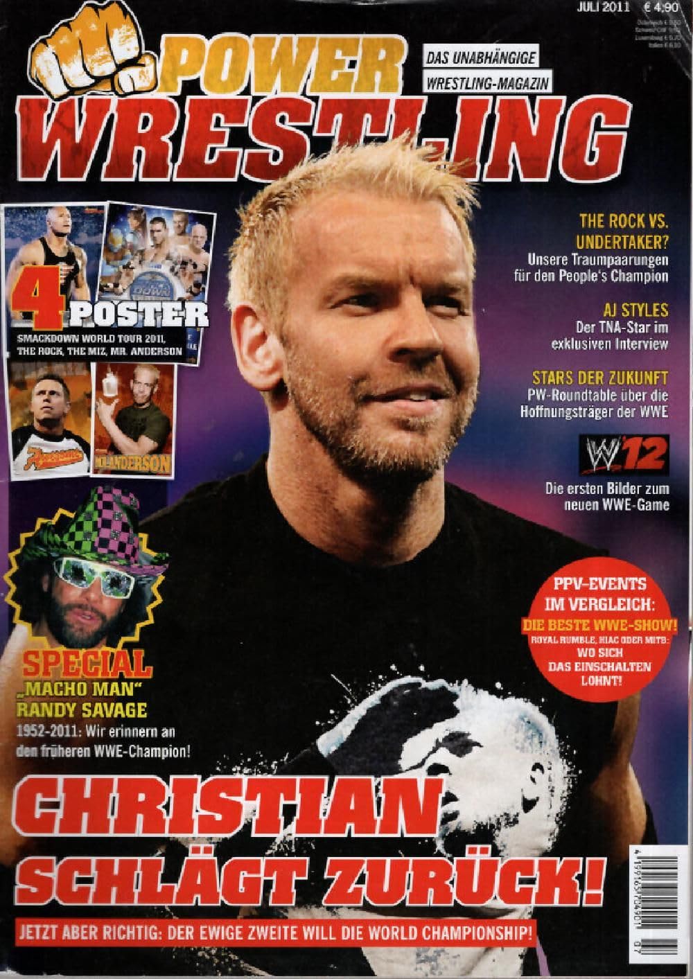 Power Wrestling Magazine July 2011 Magazine PWcatalog