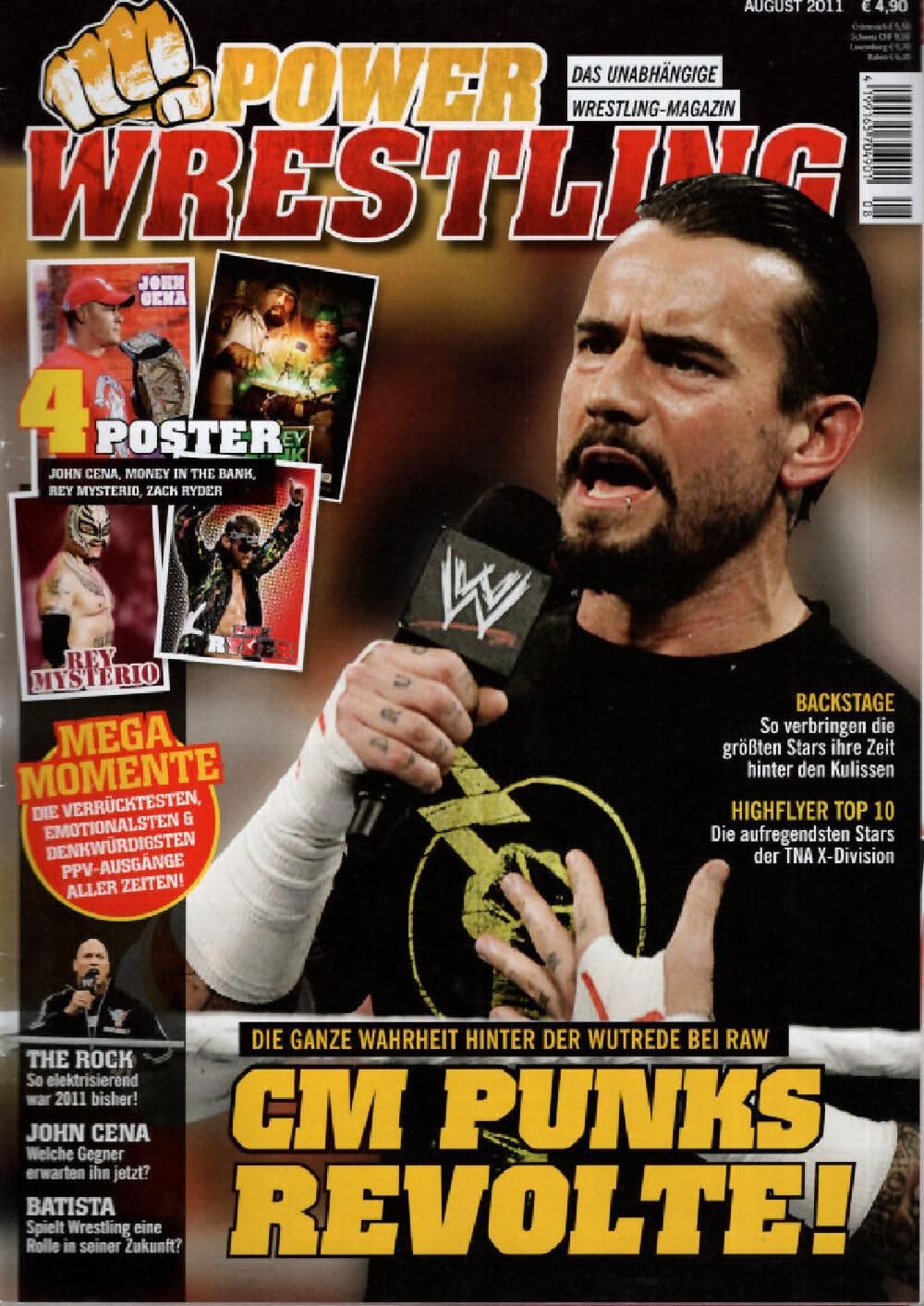 Power Wrestling Magazine August 2011 Magazine PWcatalog