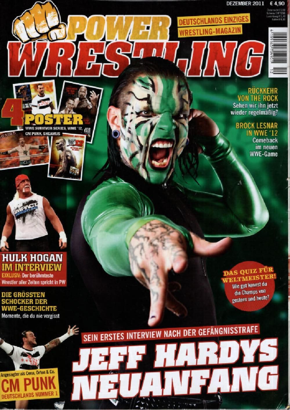 Power Wrestling Magazine December 2011 Magazine PWcatalog