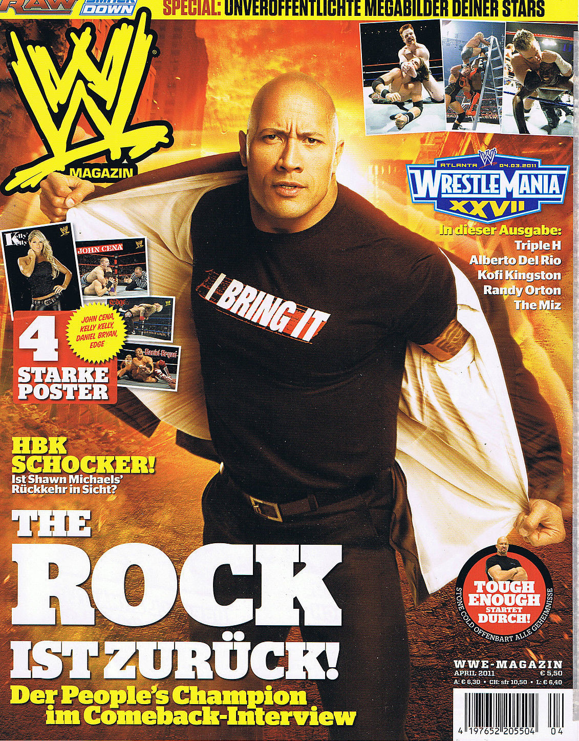WWE Magazine April 2011 from Germany Magazine PWcatalog