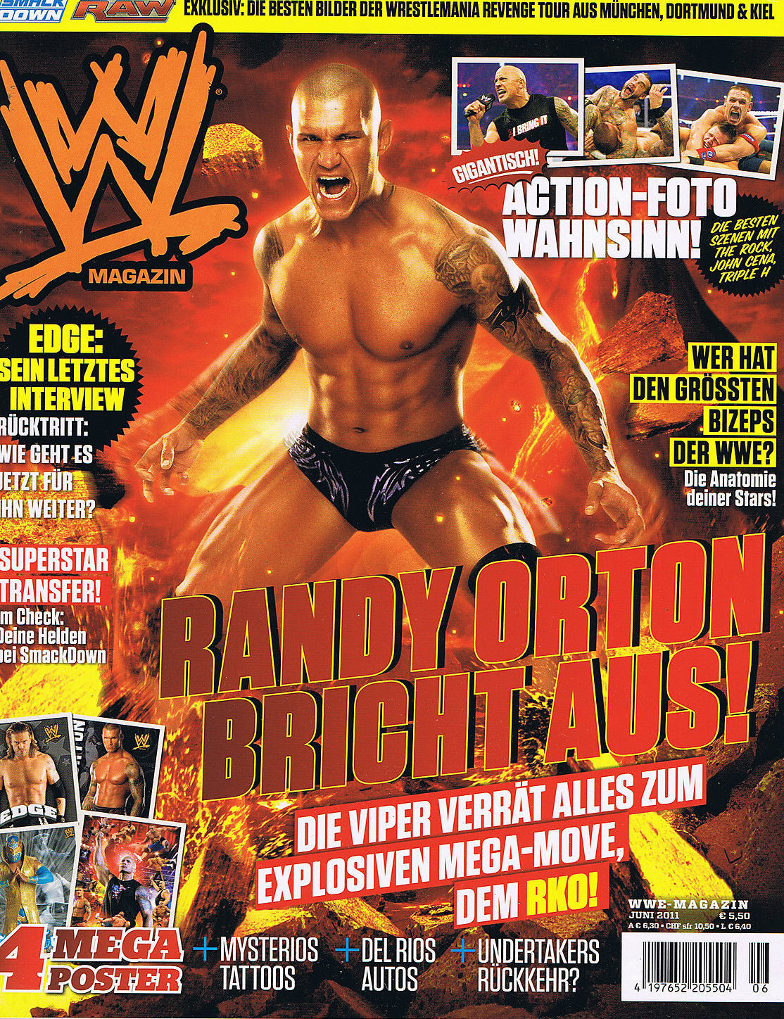 WWE Magazine June 2011 from Germany Magazine PWcatalog