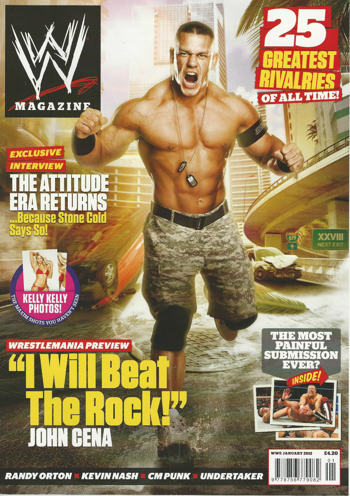 WWE Magazine January 2012 from The United Kingdom Magazine PWcatalog