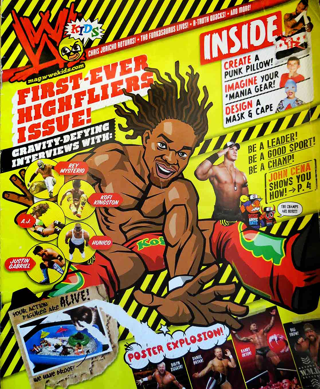 WWE Kids March 2012 Magazine PWcatalog