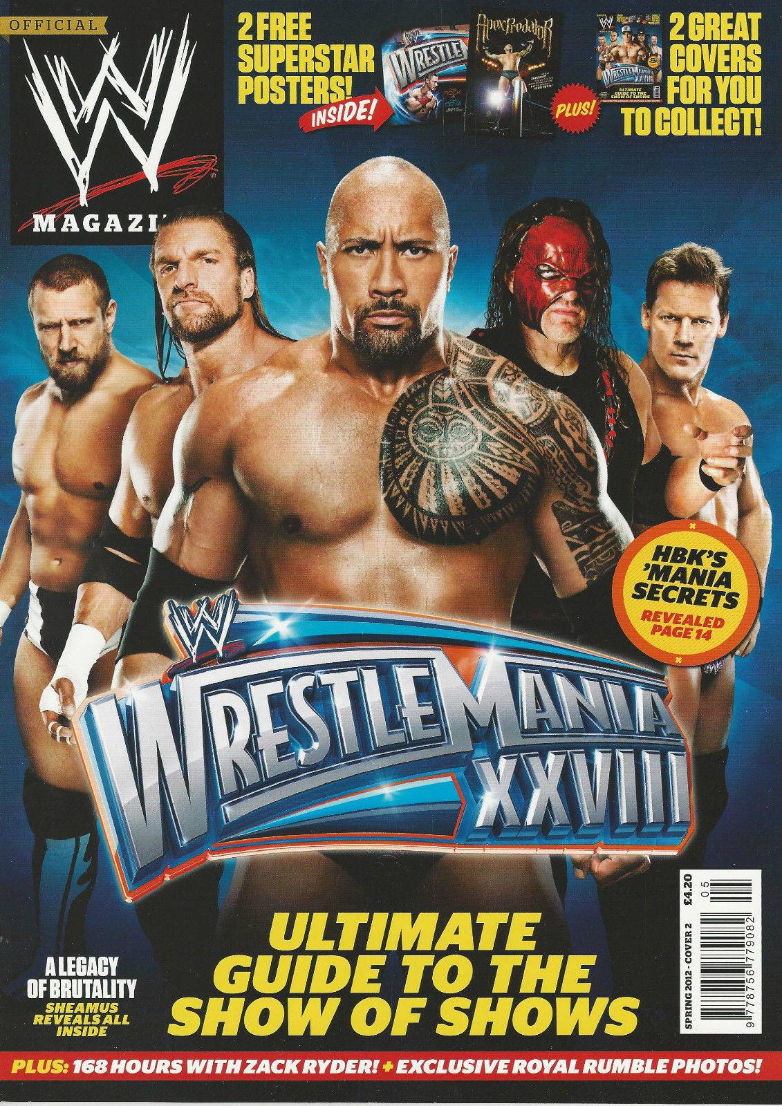 WWE Magazine Spring 2012 from The United Kingdom Magazine PWcatalog