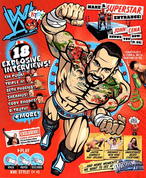 WWE Kids April 2012 Magazine PWcatalog