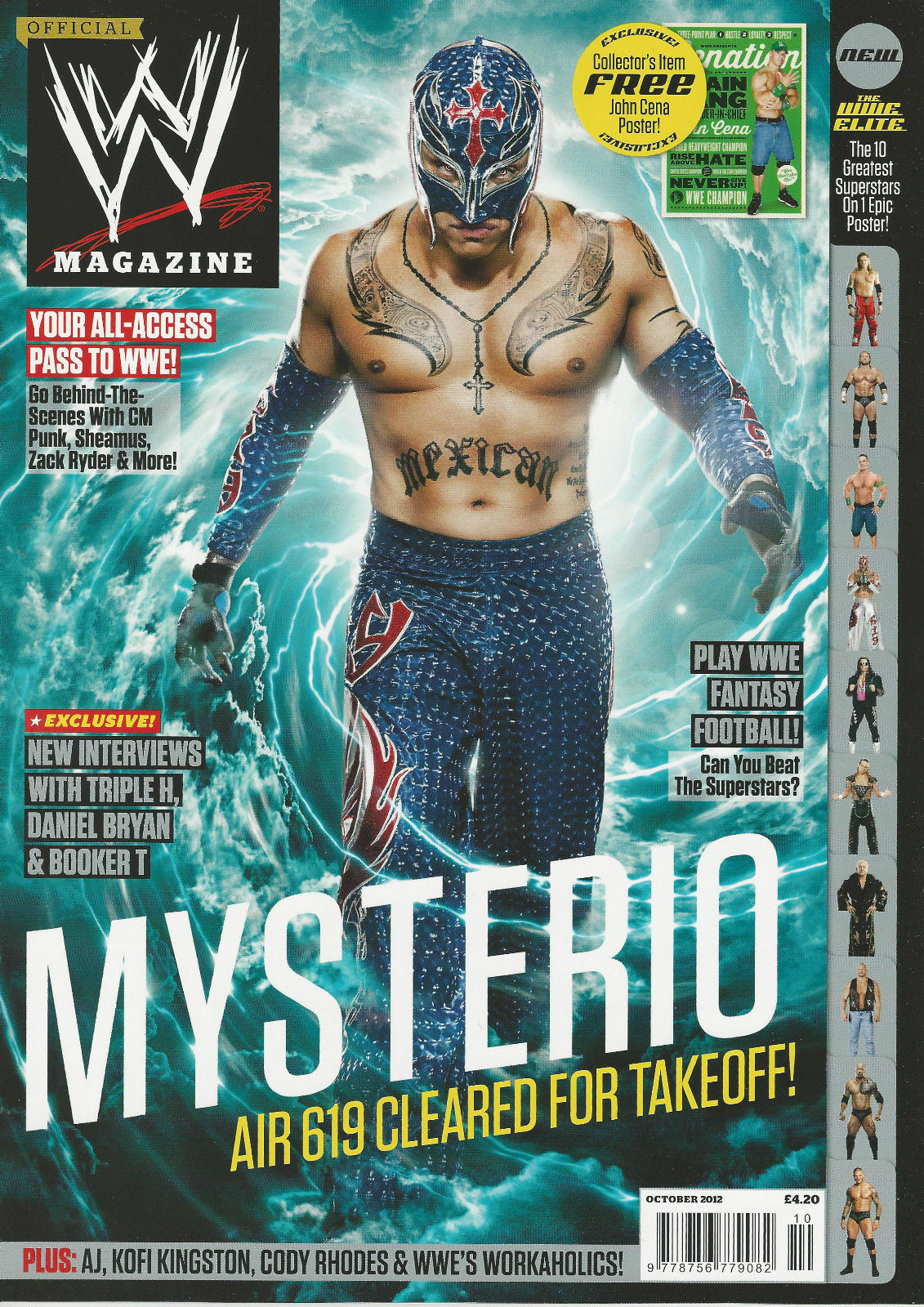 WWE Magazine October 2012 from The United Kingdom Magazine PWcatalog