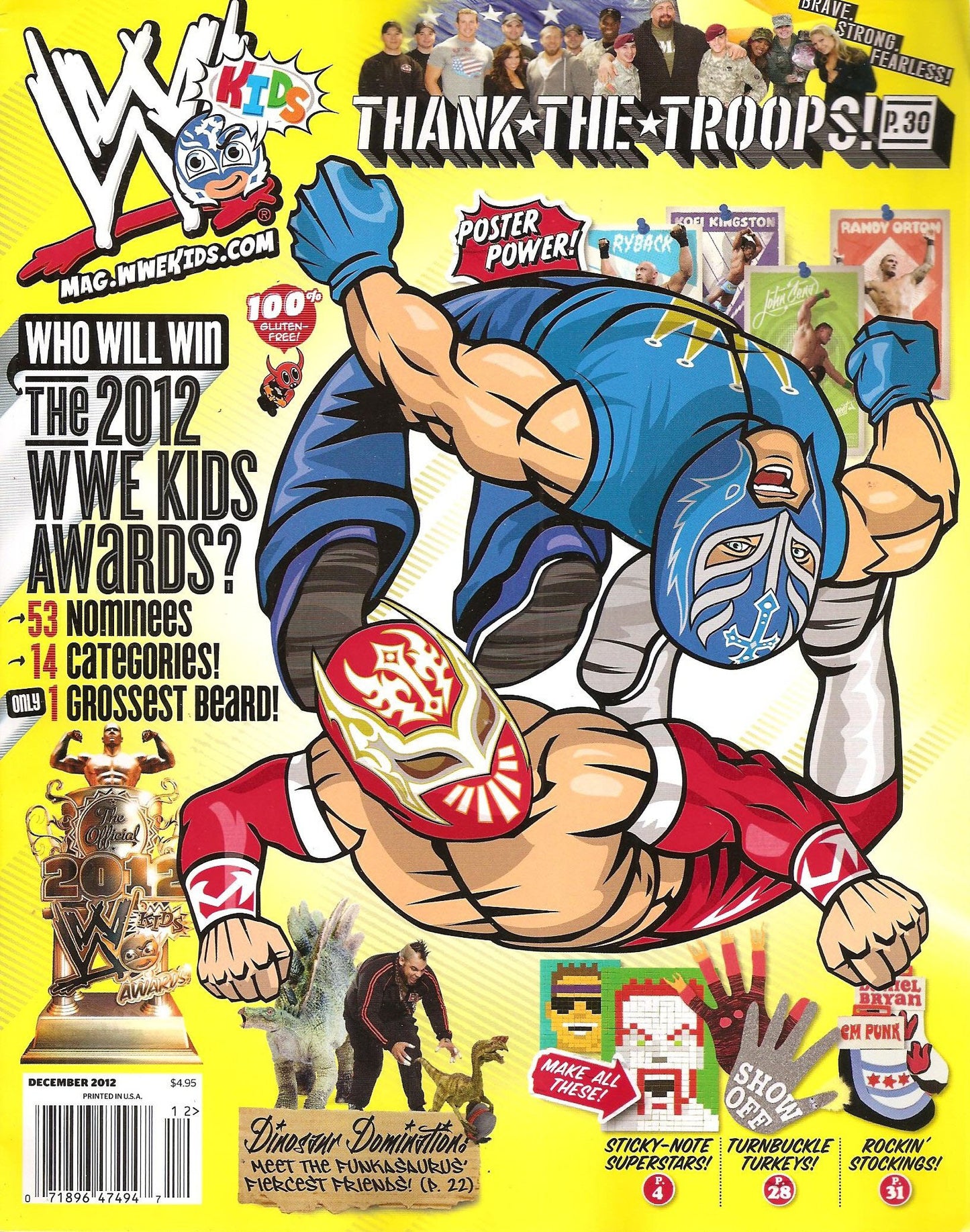 WWE Kids December 2012 Magazine PWcatalog
