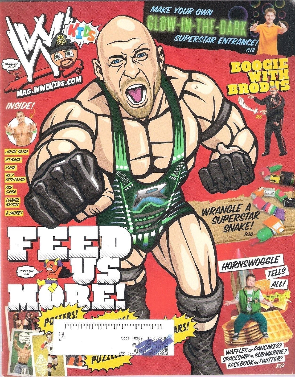 WWE Kids Holiday 2012 Magazine PWcatalog
