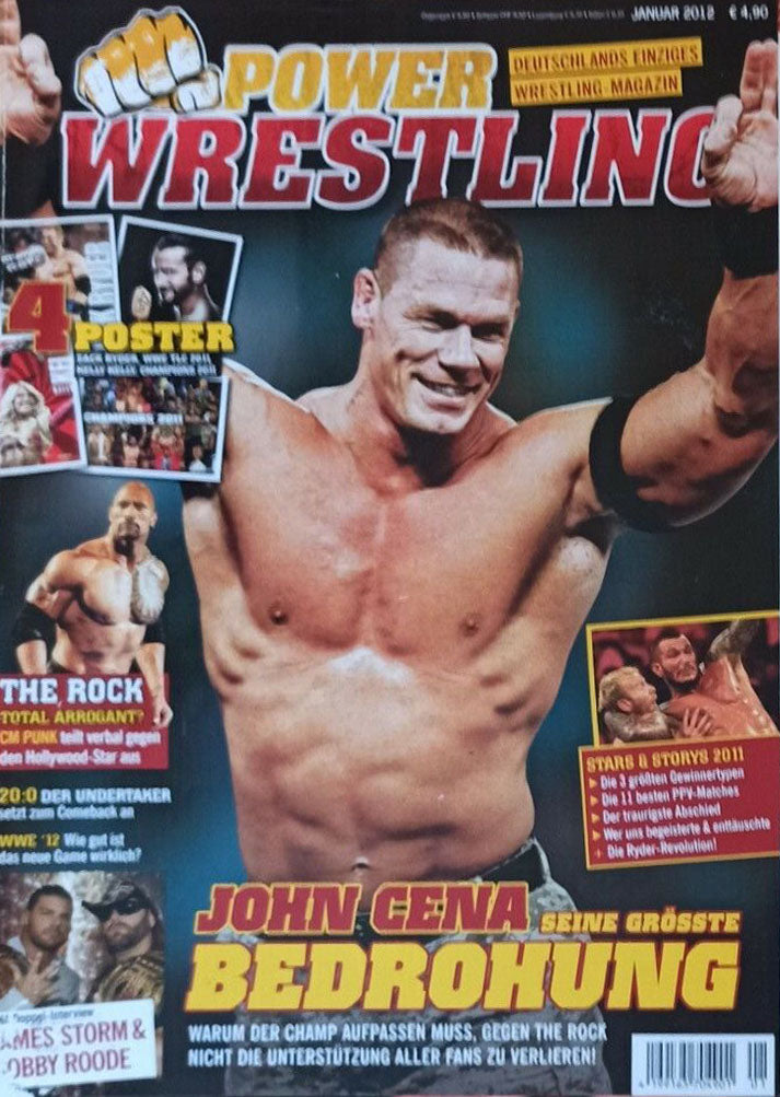 Power Wrestling Magazine January 2012 Magazine PWcatalog
