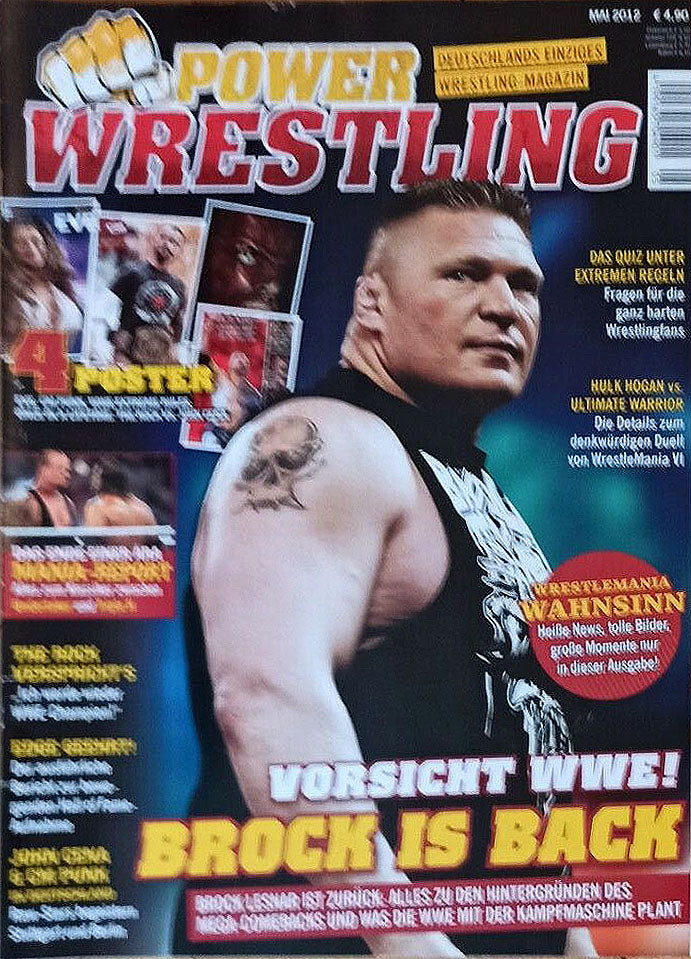 Power Wrestling Magazine May 2012 Magazine PWcatalog