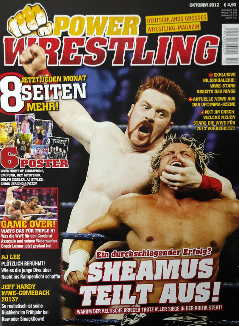 Power Wrestling Magazine October 2012 Magazine PWcatalog