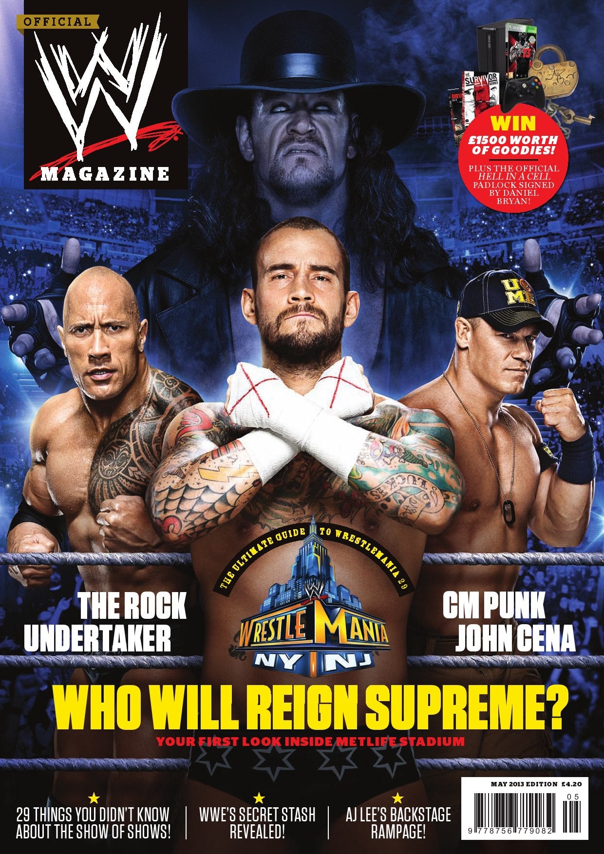 WWE Magazine May 2013 from The United Kingdom Magazine PWcatalog