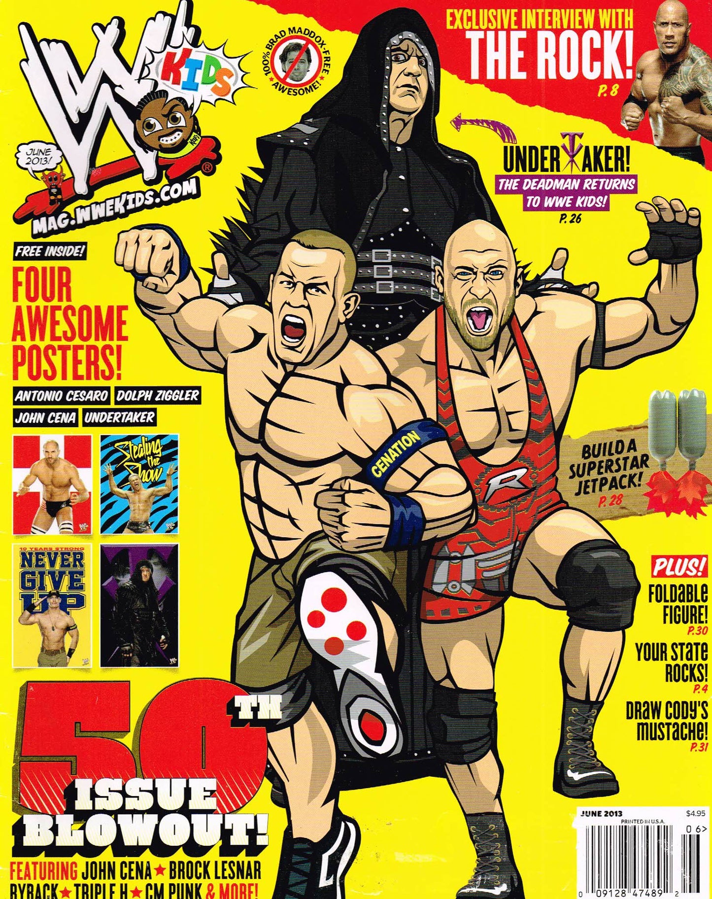 WWE Kids June 2013 Magazine PWcatalog