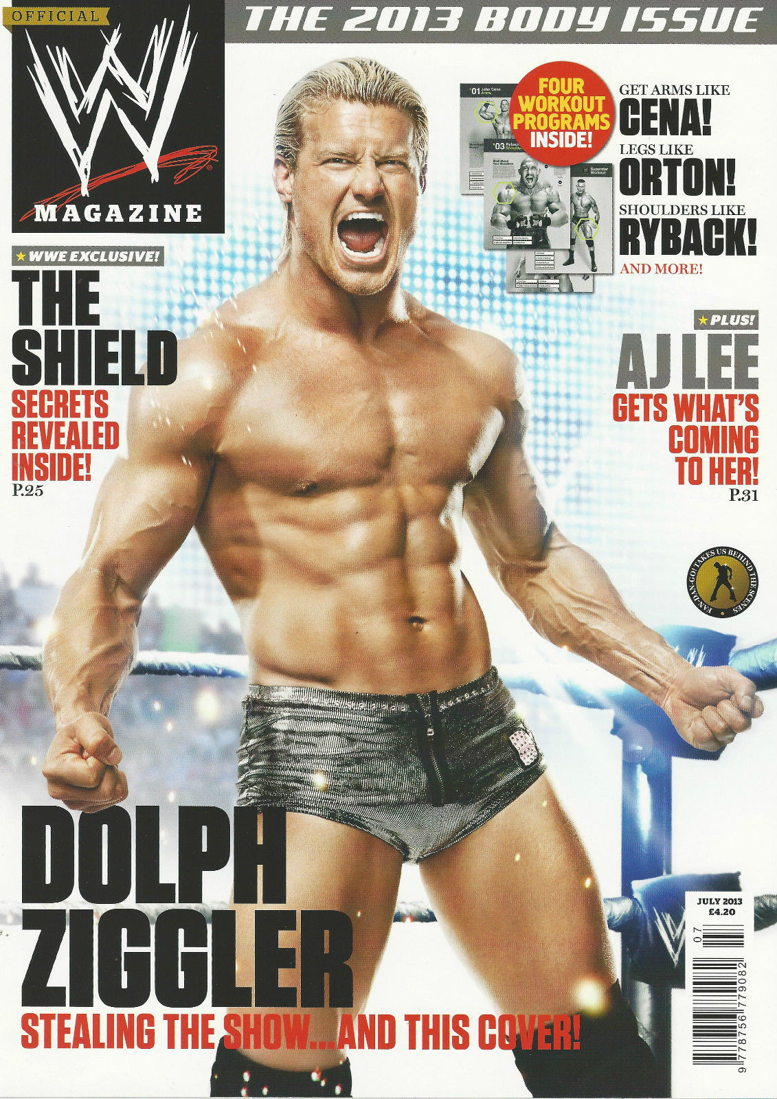 WWE Magazine July 2013 from The United Kingdom Magazine PWcatalog