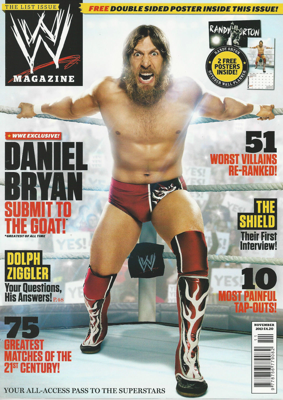 WWE Magazine November 2013 from The United Kingdom Magazine PWcatalog