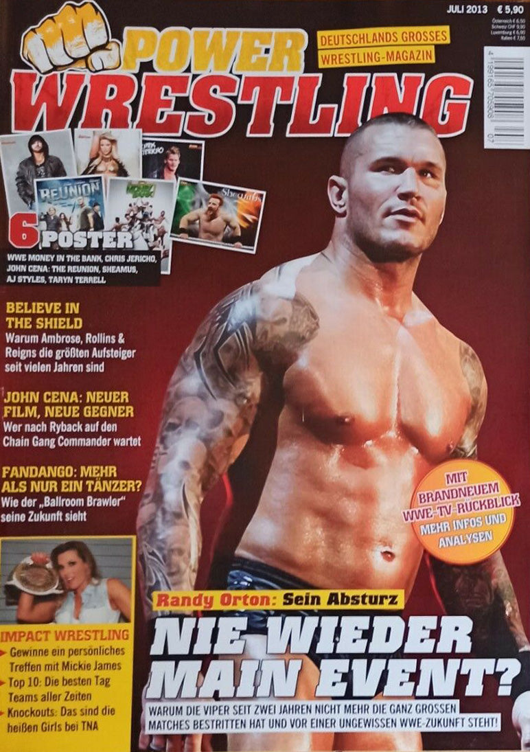 Power Wrestling Magazine July 2013 Magazine PWcatalog