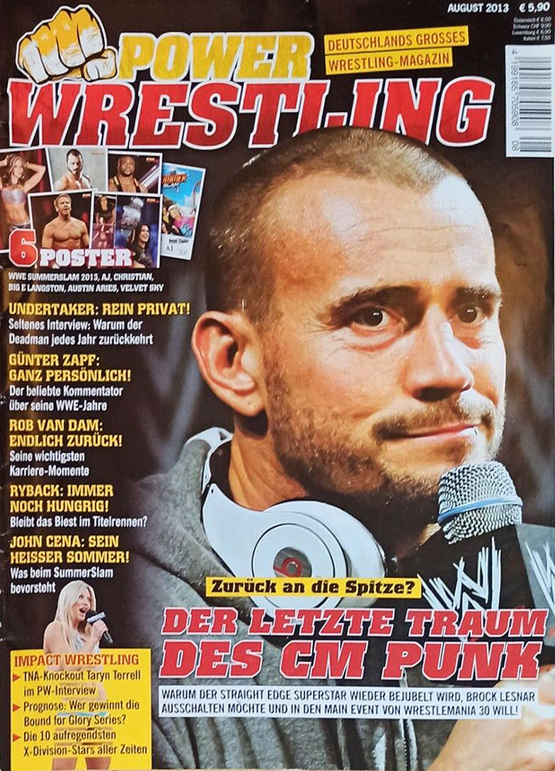 Power Wrestling Magazine August 2013 Magazine PWcatalog