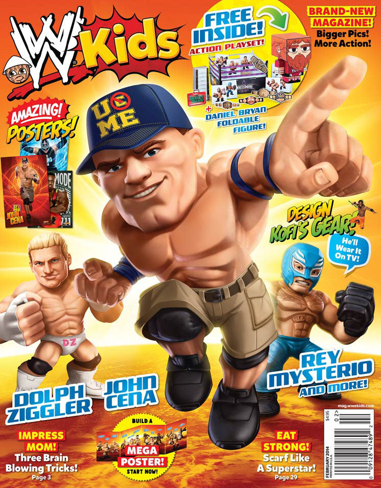 WWE Kids January 2014 Magazine PWcatalog