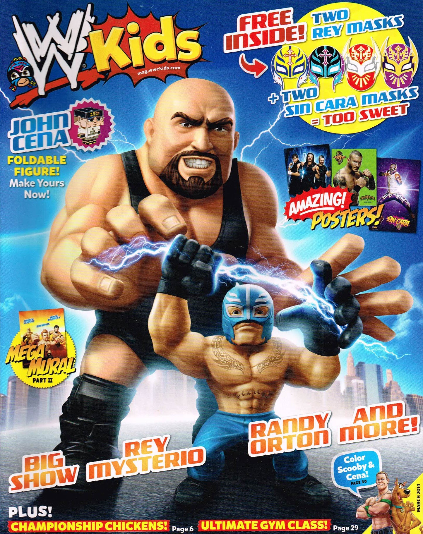WWE Kids March 2014 Magazine PWcatalog
