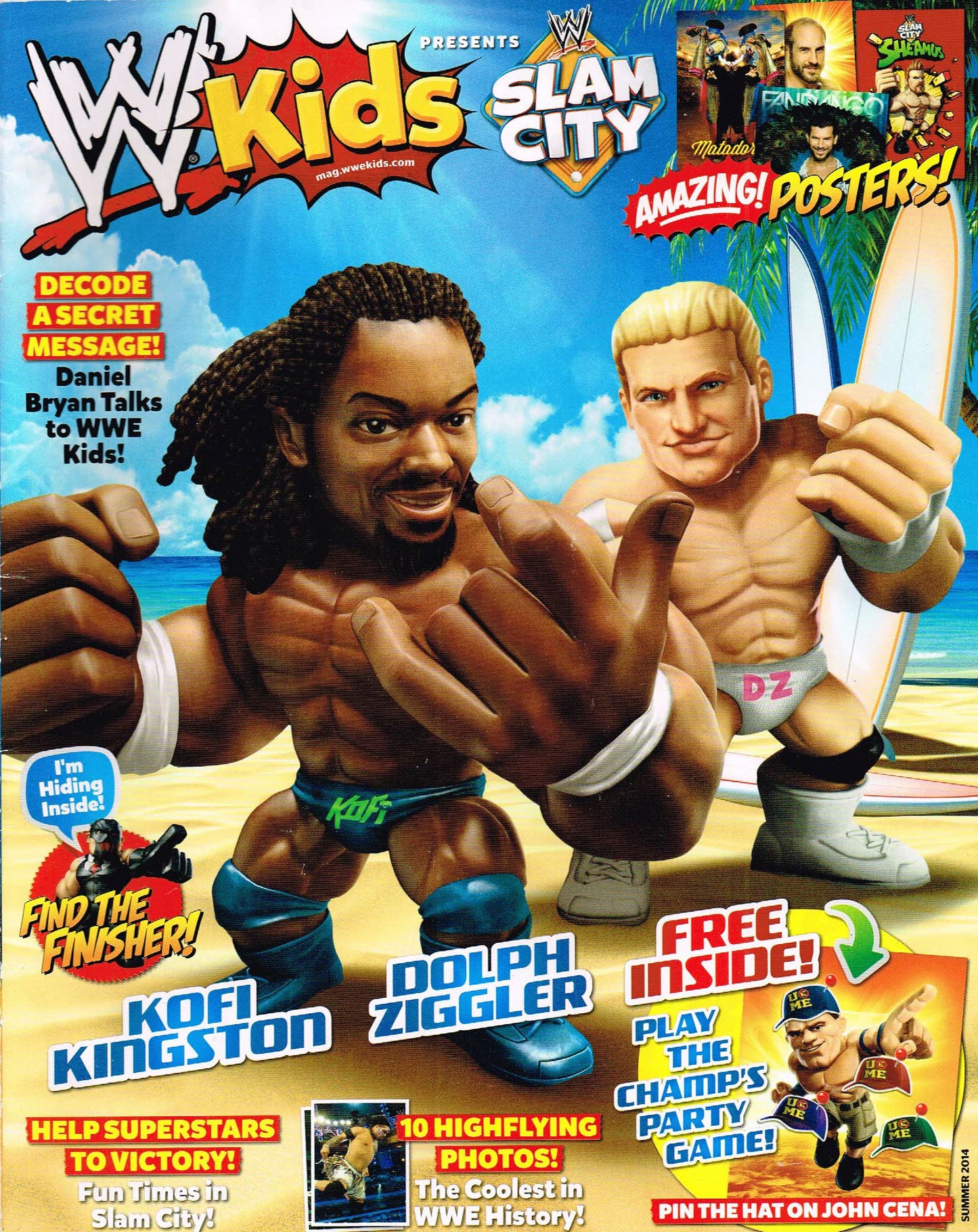 WWE Kids August 2014 Magazine PWcatalog