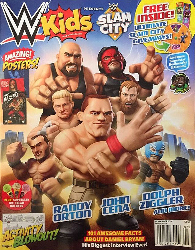 WWE Kids September 2014 Magazine PWcatalog