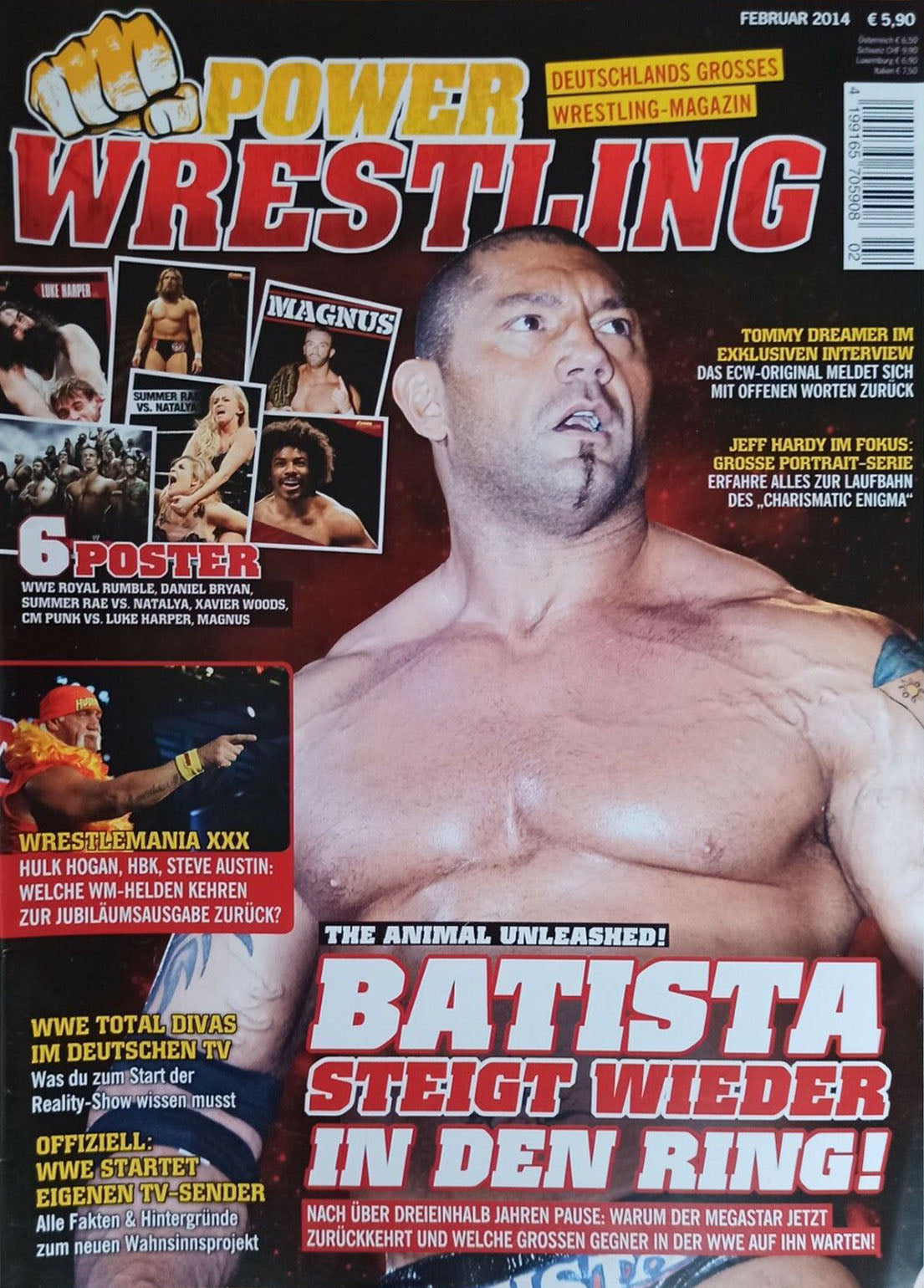 Power Wrestling Magazine February 2014 Magazine PWcatalog