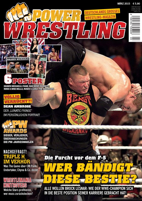 Power Wrestling Magazine March 2015 Magazine PWcatalog